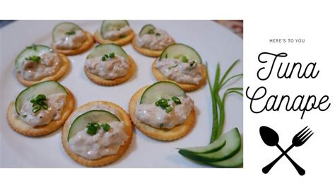 APPETIZER -TUNA CANAPE - Viva Recipes