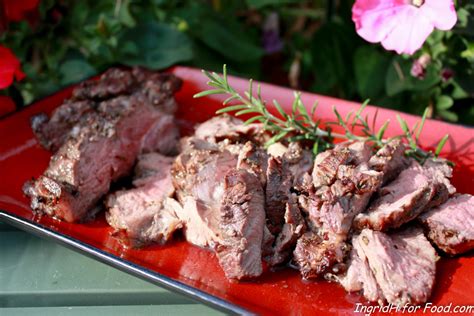 Grilled Leg Of Lamb With Garlic And Rosemary Recipe Food