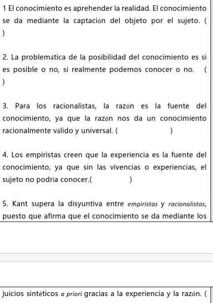 Escriba Verdadero O Falso Seg N Corresponda El Conocimiento Es Aprender