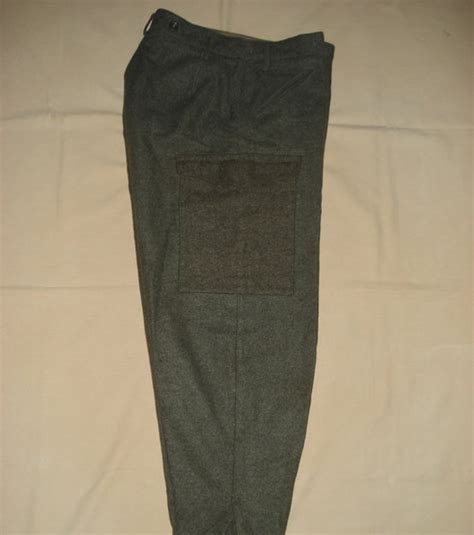 Vintage Men S Swedish Military Wool Pants Rare Authentic Etsy