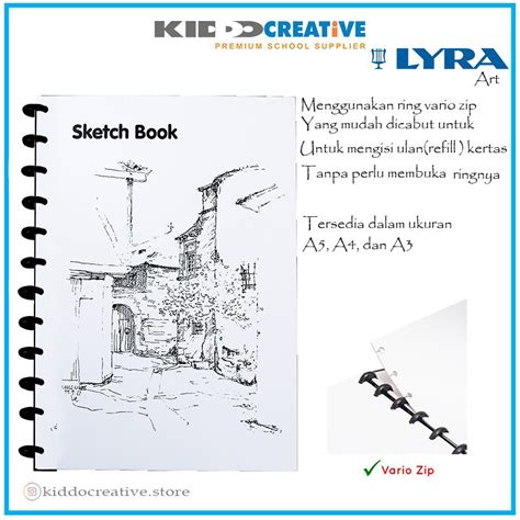 Jual Lyra Sketch Book A A A W Pages Refill A A A Sht