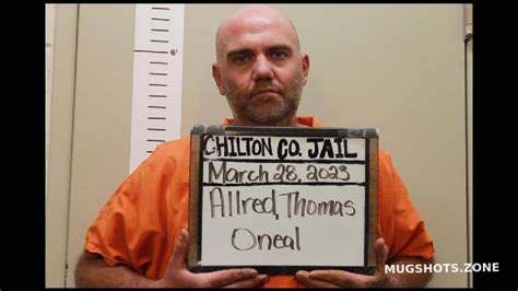 ALLRED THOMAS ONEAL 03 28 2023 Chilton County Mugshots Zone