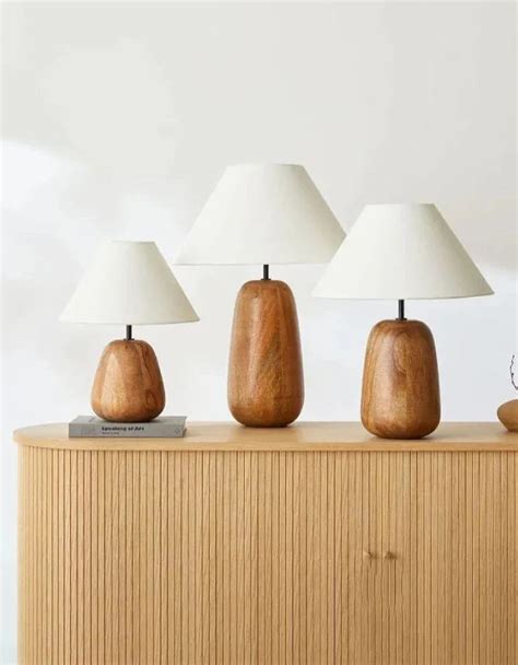 Minimalist Solid Wood Table Lamp Clo9603 In 2024 Moderne Tischlampen