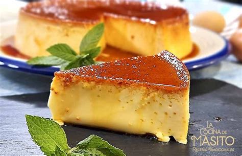 Flan de queso sin horno muy fácil y jugoso La cocina de Masito