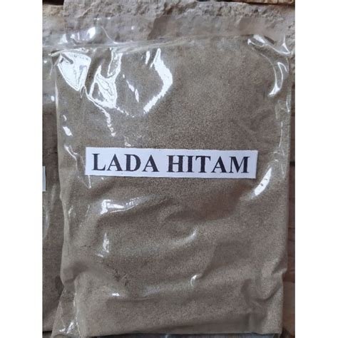 Jual Lada Hitam Bubuk Black Pepper Powder Merica Hitam Bubuk 100