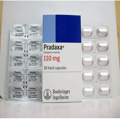 Pradaxa 110 Mg Capsules At 356 Stripe Cardiovascular Drugs In