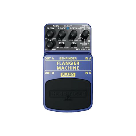 Behringer Flanger Machine Fl600 Guitar Effects Pedal Musicians Friend