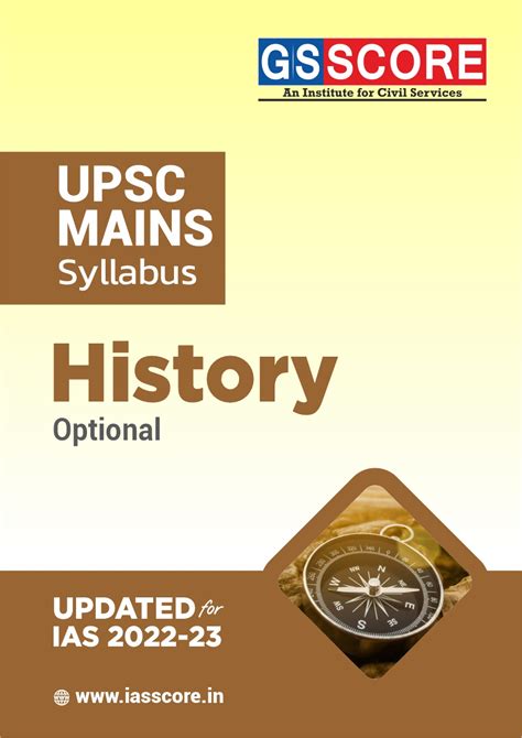 Upsc Ias Mains History Optional Syllabus