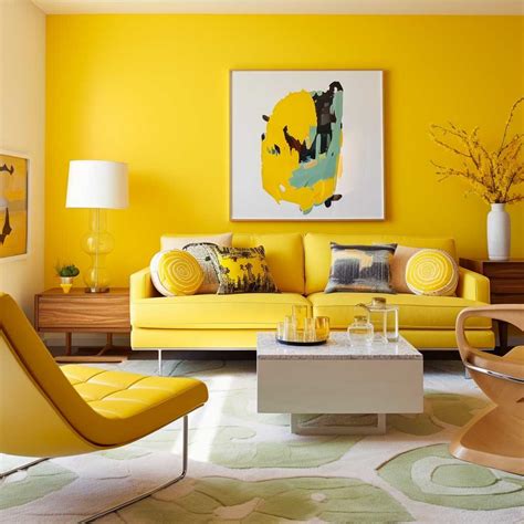 4 Modern Yellow Living Room Designs For A Sunny Interior • 333k