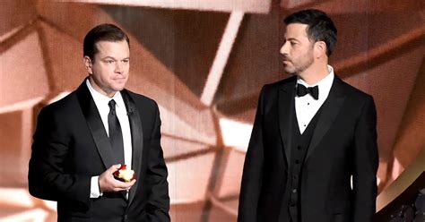 Jimmy Kimmel, Matt Damon ‘Feud’ Escalated in a Big Way at the Oscars 2017 - Us Weekly