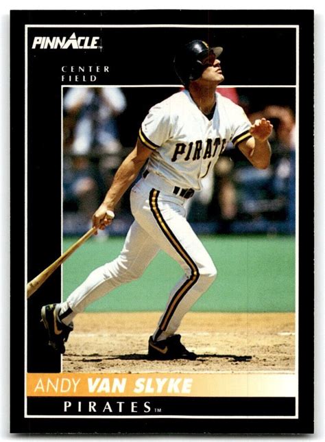 1992 PINNACLE ANDY VAN SLYKE PITTSBURGH PIRATES 9 EBay