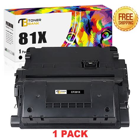 Toner Bank Compatible Jumbo Toner Cartridge Replacementr For HP 81X