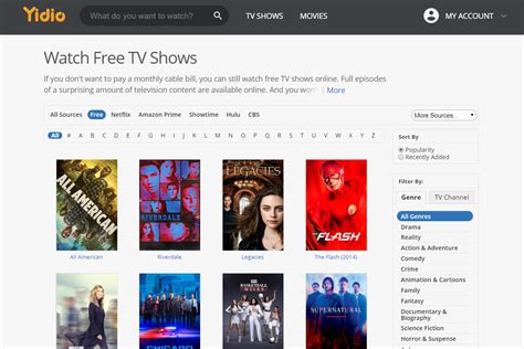 Yidio: Free Movies & TV Shows