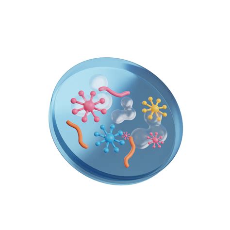 Biology 3d Icons Render Clipart 39159617 Png
