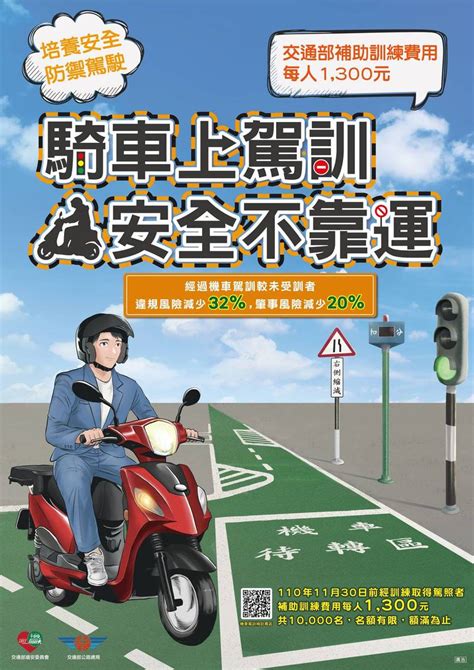 違規風險降約3成！機車駕訓補助今年續辦 每人可獲1300元 生活 自由時報電子報