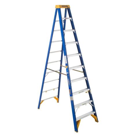 Ladder Werner 10 Ft Fiberglass Surplus