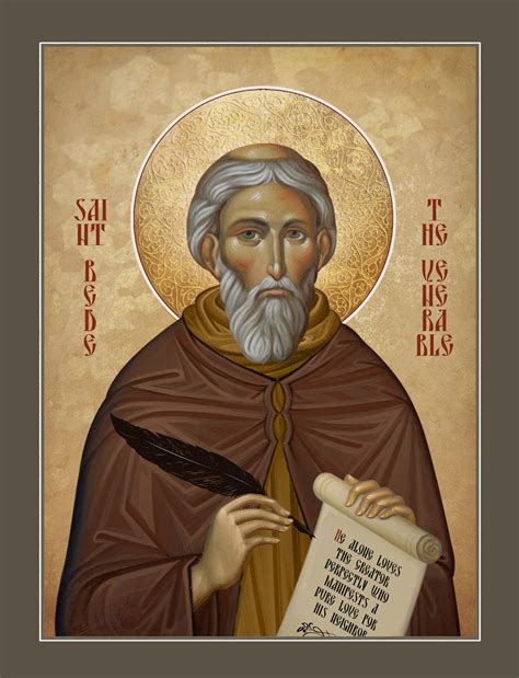 Icon of St. Bede the Venerable - (1BE15)