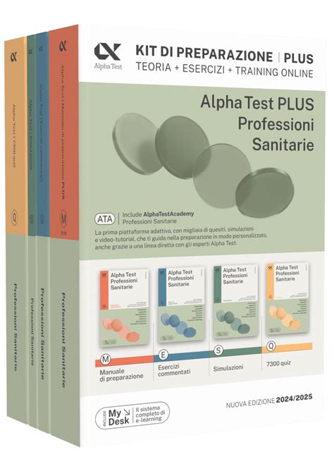 Alpha Test Plus Professioni Sanitarie Kit Di Preparazione