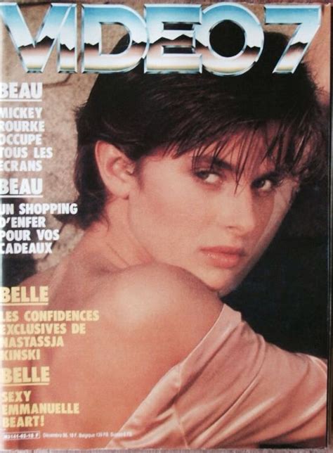 Nastassja Kinski On Video7 Magazine Cover December 1986