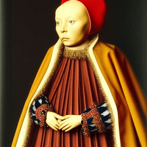 Jan Van Eyck Doll Graphic Creative Fabrica