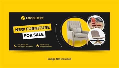 Premium Vector Furniture Sale Facebook Cover Banner Design Vector