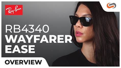 Ray Ban Rb4340 Wayfarer Ease Overview Sportrx Youtube