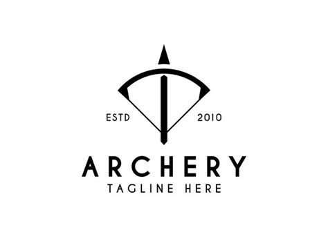 Premium Vector Archery Logo Design Template Vector Illustration