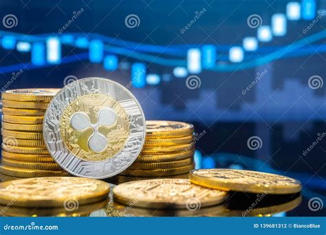 Ripple And Cryptocurrency Investing Concept Stock Photo Image Of