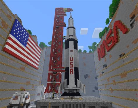 Apollo 11 Saturn V Minecraft Project