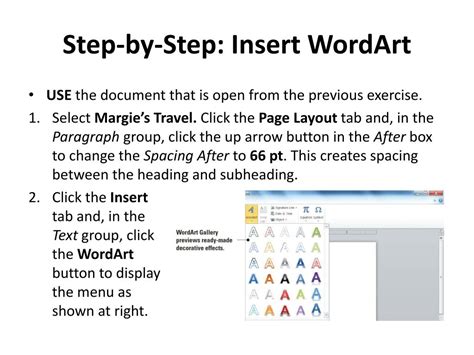 Ppt Inserting Wordart Powerpoint Presentation Free Download Id 2101955