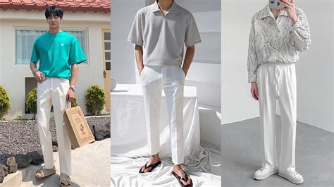 How To Style White Pants In Summer Korean Men Style Guide Korean M Iwalletsmen