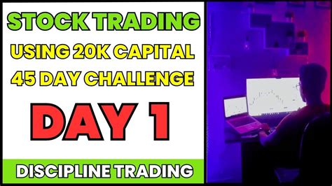 45 Days Stock Equity Trading Challenge With Using 20k Capital Day