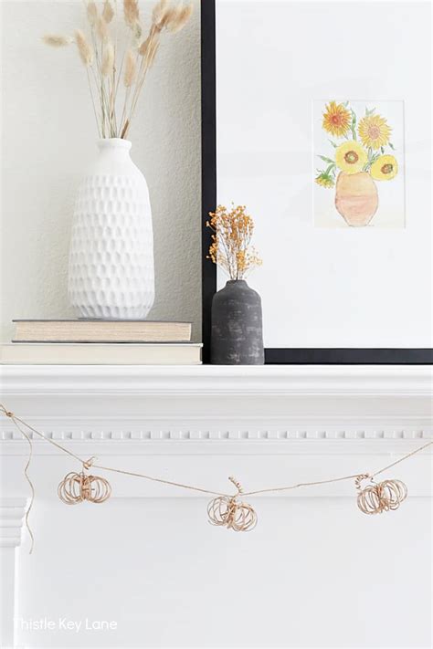 DIY Wire Pumpkin Garland - Thistle Key Lane