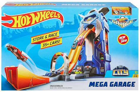 Hot Wheels City Mega Garage 164 Diecast Car Playset Mattel - ToyWiz