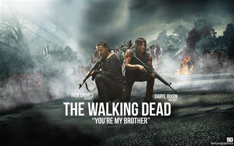 Rick And Daryl Wallpapers Wallpaper Cave