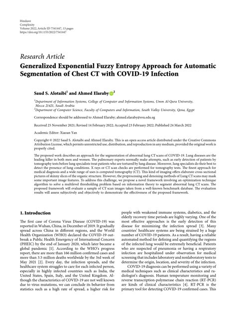 Pdf Generalized Exponential Fuzzy Entropy Approach For Automatic