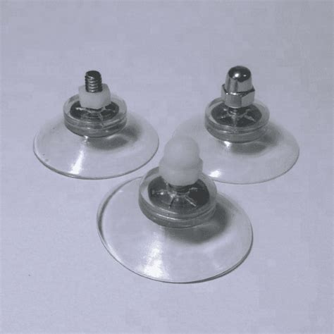 China Glass Mm Locking Suction Cup With Stud Vacuum Glass Sucker