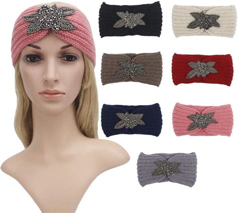 Adelina Frauen Stricken Strick Stirnband Winter Warm Haarband Wrap