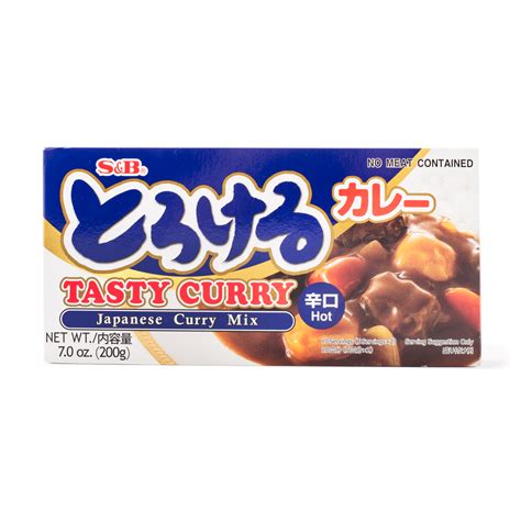 S B Tasty Japanese Curry Mix Hot Weee