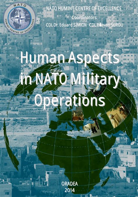 (PDF) Human Aspects in NATO Military Operations