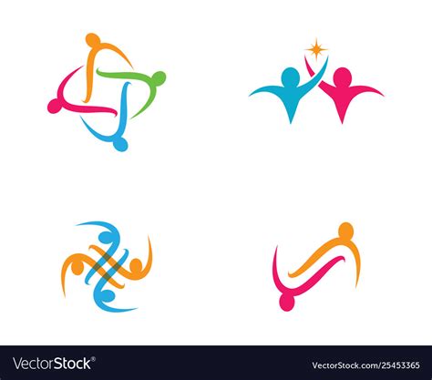 Community icon design Royalty Free Vector Image