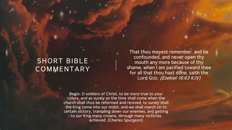 Ezekiel 16:63 - Short Bible commentary - Ezekiel 16:63 - Bible Portal