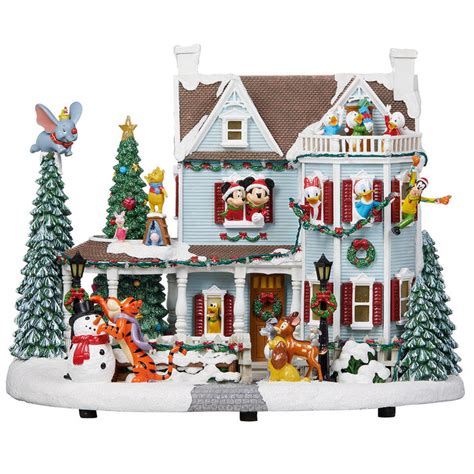 Disney Inches Cm Animated Christmas Holiday House Table Top