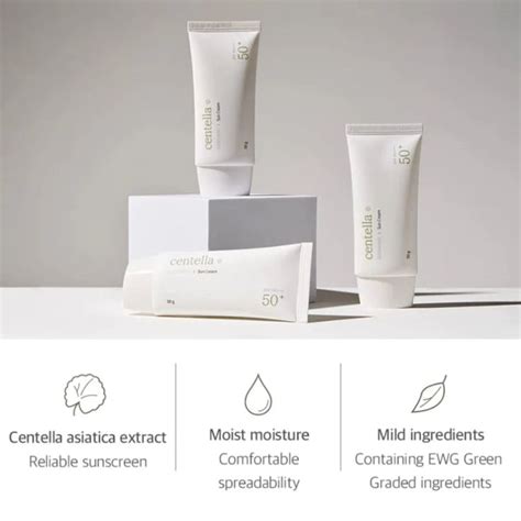 MIXSOON Centella Sun Cream SPF 50 PA 50ml Sun Cream Skin Bar