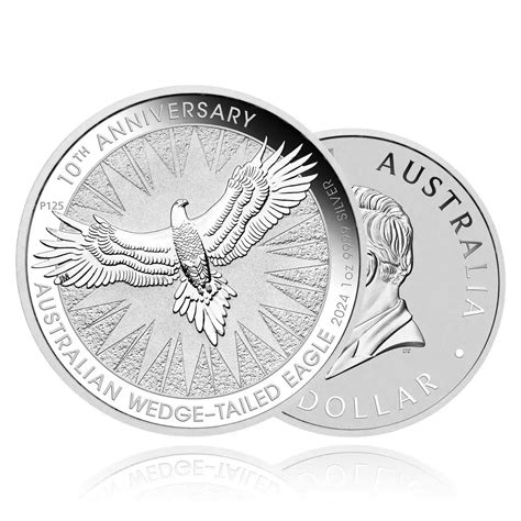 1oz Silver Coin 2024 Wedge Tailed Eagle Perth Mint Ainslie Bullion