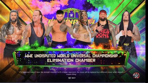 Wwe K Elimination Chamber Roman Reigns V Undertaker V Umaga V Jey