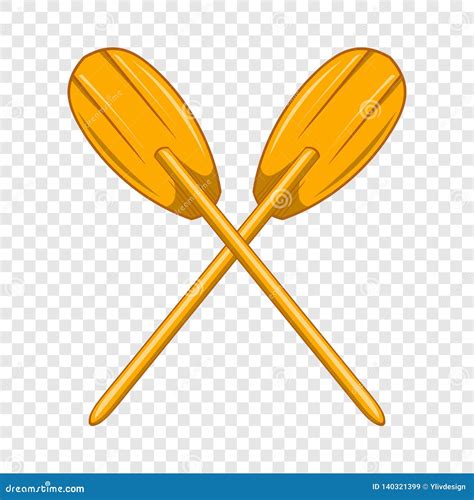 Paddles Icon Cartoon Style Vector Illustration Cartoondealer