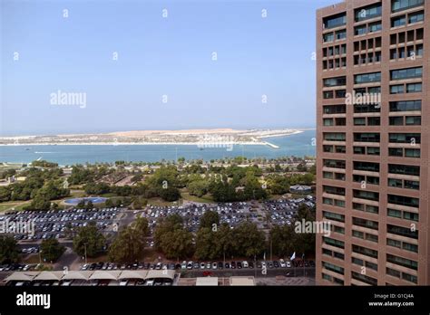 Abu Dhabi and Lulu Island. United Arab Emirates Stock Photo - Alamy