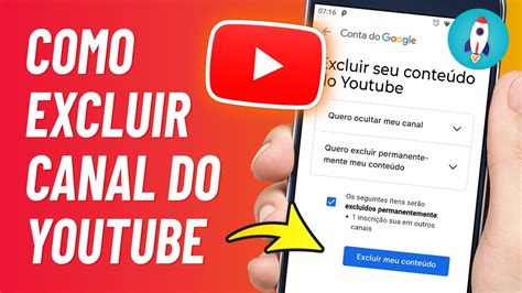 Como Excluir Canal Do Youtube Pelo Celular Novo Método Youtube