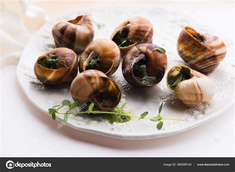 Escargot Platter Delicious French Delicatessen — Stock Photo